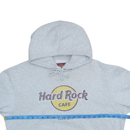Womens UK Size XL Hard Rock Cafe Grey Pullover Hoodie