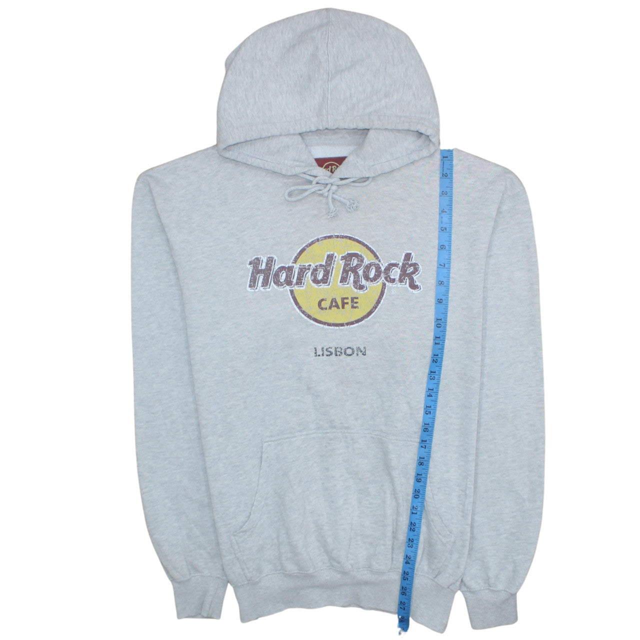 Womens UK Size XL Hard Rock Cafe Grey Pullover Hoodie