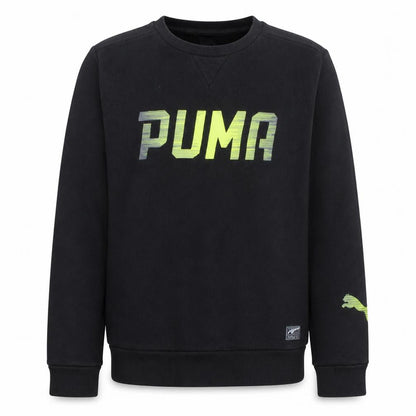 Mens UK Size S PUMA Black Pullover Sweatshirt