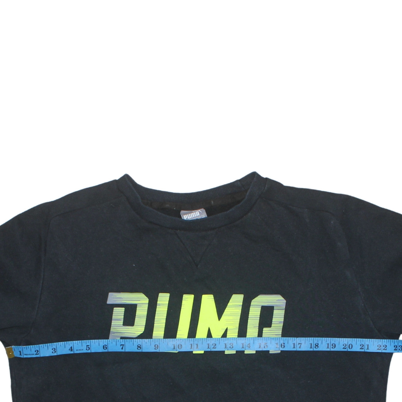 Mens UK Size S PUMA Black Pullover Sweatshirt
