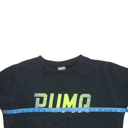 Mens UK Size S PUMA Black Pullover Sweatshirt
