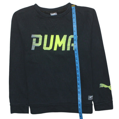 Mens UK Size S PUMA Black Pullover Sweatshirt