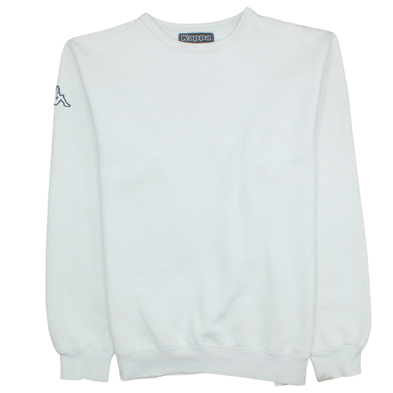 Mens UK Size L Kappa White Pullover Sweatshirt