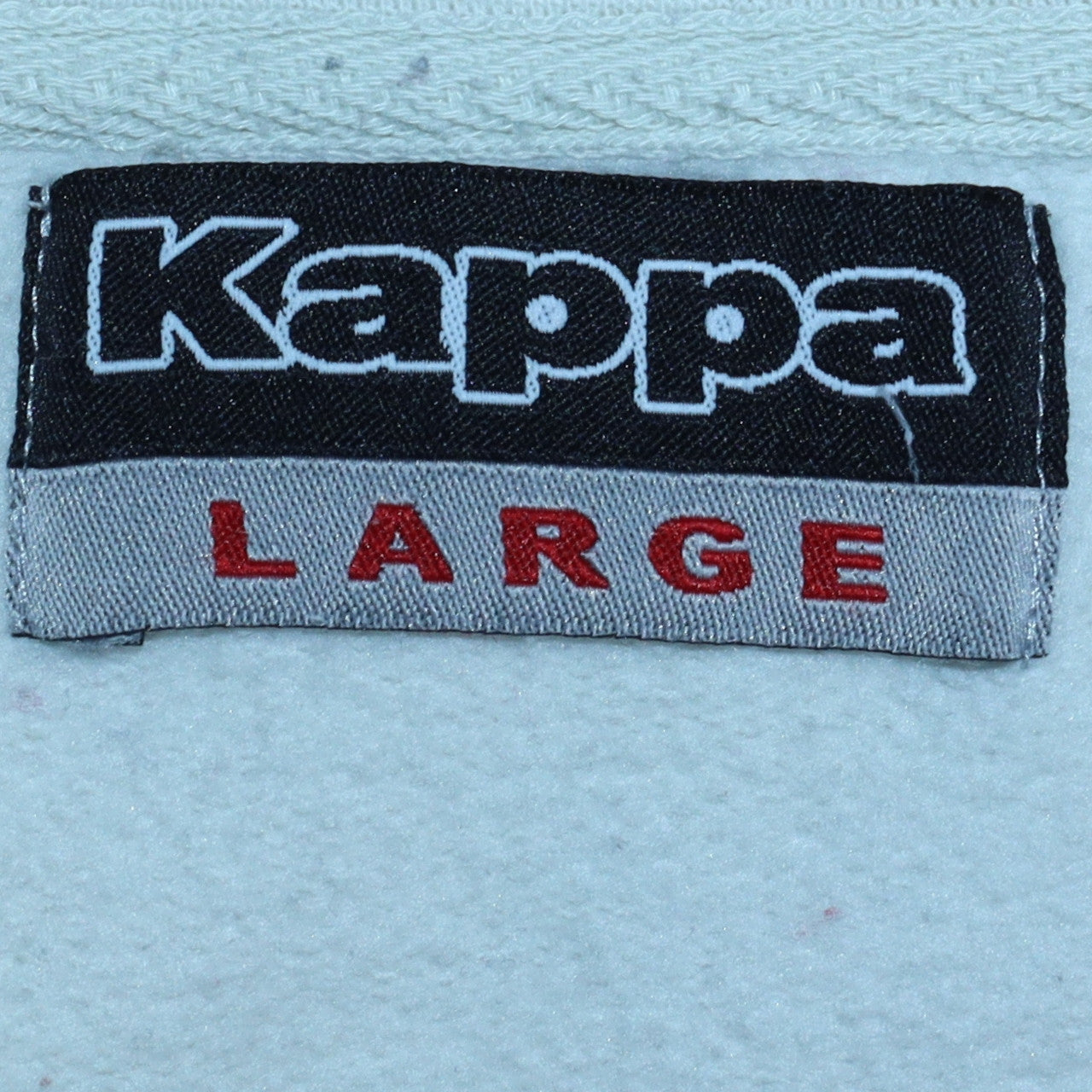 Mens UK Size L Kappa White Pullover Sweatshirt