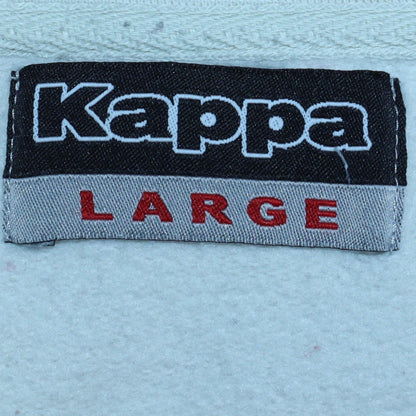 Mens UK Size L Kappa White Pullover Sweatshirt
