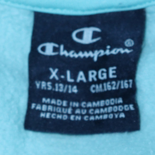 Girls UK Size 14 Years Champion Blue Pullover Hoodie