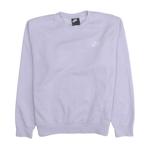 Womens UK Size M Nike Purple Pullover Sweatshirt