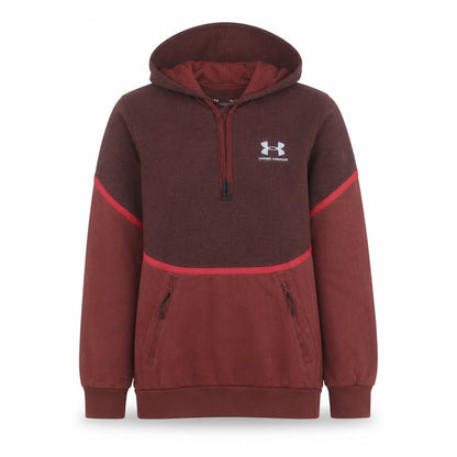 Womens UK Size S Under armour Brown Pullover Hoodie