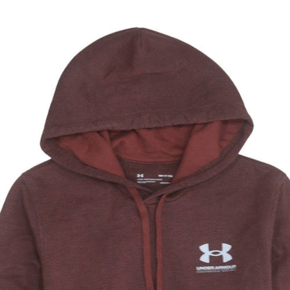 Womens UK Size S Under armour Brown Pullover Hoodie