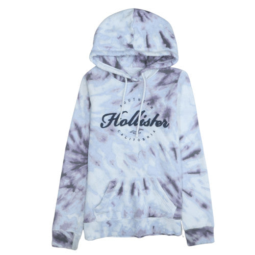 Womens UK Size S Hollister Blue Pullover Hoodie