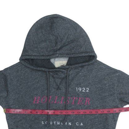 Womens UK Size M Hollister Grey Pullover Hoodie