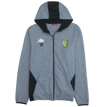 Mens UK Size M Kappa Grey Full Zip Hoodie