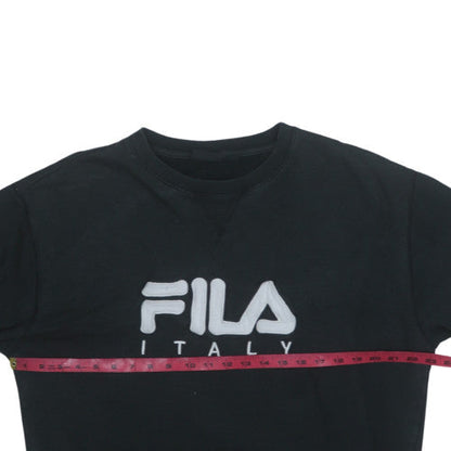 Mens UK Size M FILA Black Pullover Sweatshirt