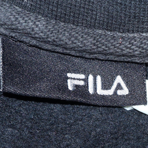 Mens UK Size M FILA Black Pullover Sweatshirt
