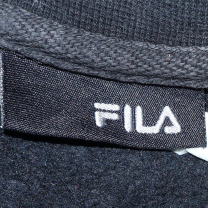 Mens UK Size M FILA Black Pullover Sweatshirt