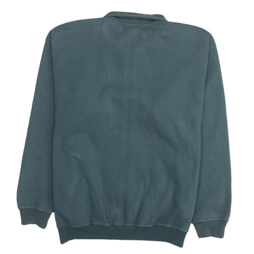 Mens UK Size L adidas Green Full Zip Sweatshirt