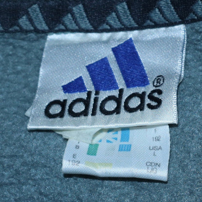 Mens UK Size L adidas Green Full Zip Sweatshirt