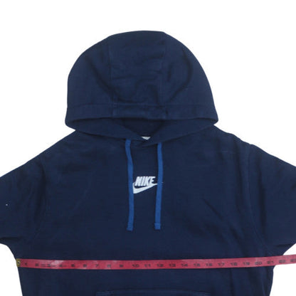 Mens UK Size M Nike Blue Pullover Hoodie