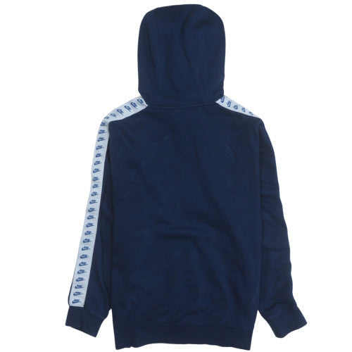 Mens UK Size M Nike Blue Pullover Hoodie