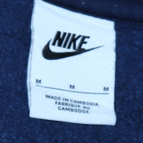 Mens UK Size M Nike Blue Pullover Hoodie