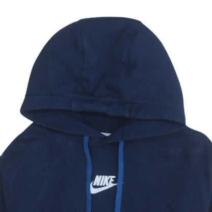 Mens UK Size M Nike Blue Pullover Hoodie
