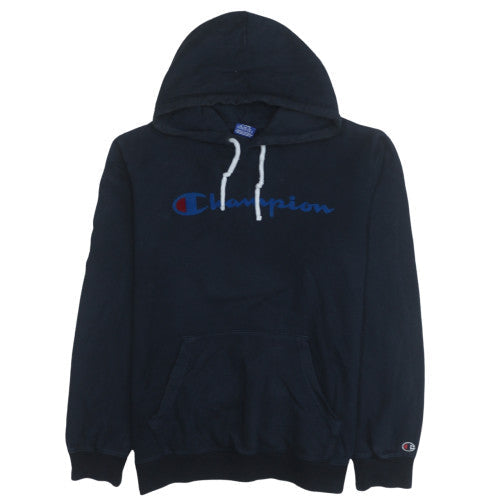 Mens UK Size L Champion Black Pullover Hoodie