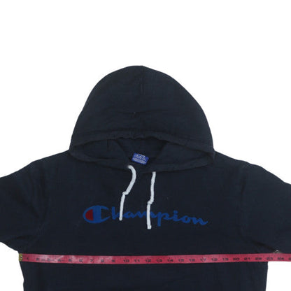 Mens UK Size L Champion Black Pullover Hoodie