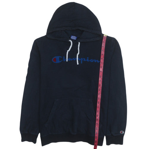 Mens UK Size L Champion Black Pullover Hoodie