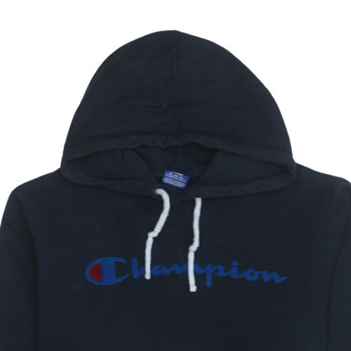 Mens UK Size L Champion Black Pullover Hoodie