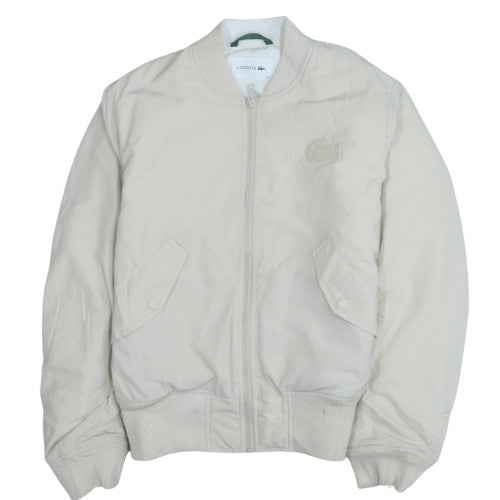 Mens UK Size 34 Lacoste Beige Bomber Jacket