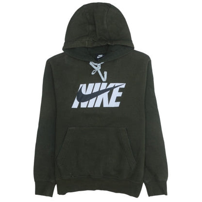 Mens UK Size M Nike Green Pullover Hoodie