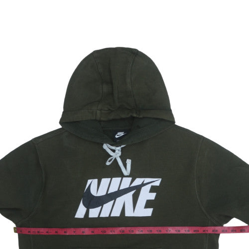 Mens UK Size M Nike Green Pullover Hoodie