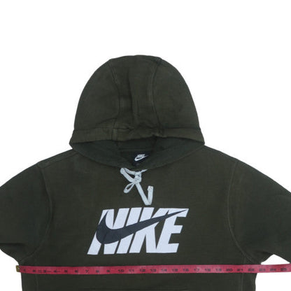 Mens UK Size M Nike Green Pullover Hoodie