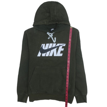 Mens UK Size M Nike Green Pullover Hoodie