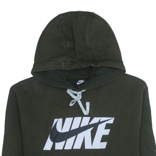 Mens UK Size M Nike Green Pullover Hoodie