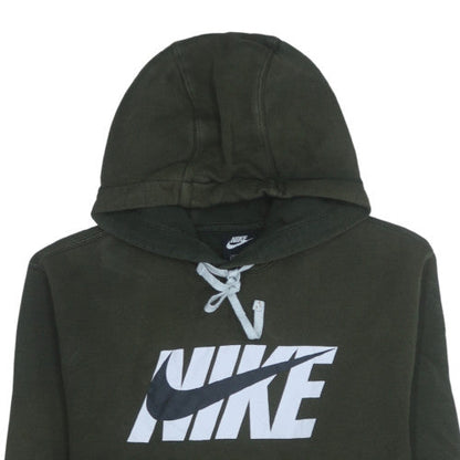 Mens UK Size M Nike Green Pullover Hoodie