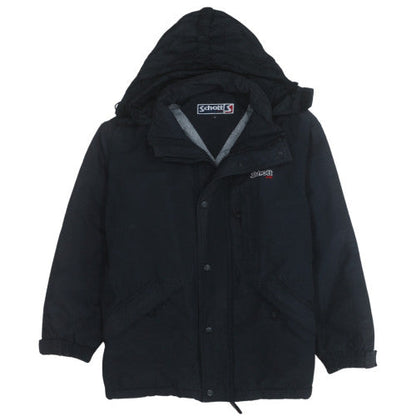 Mens UK Size L Schott NYC Black Parka Coat