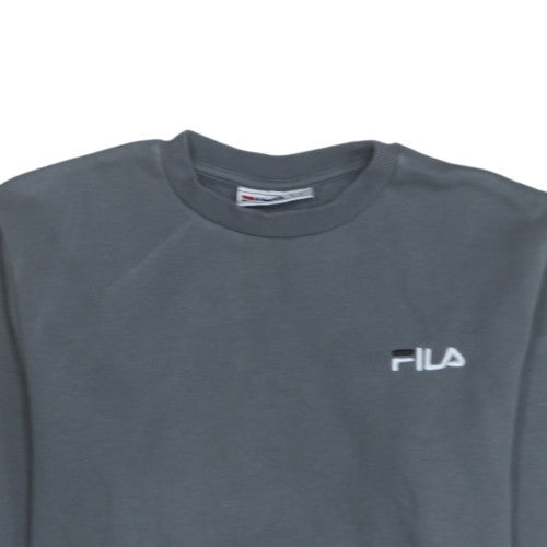 Mens UK Size S FILA Grey Pullover Sweatshirt