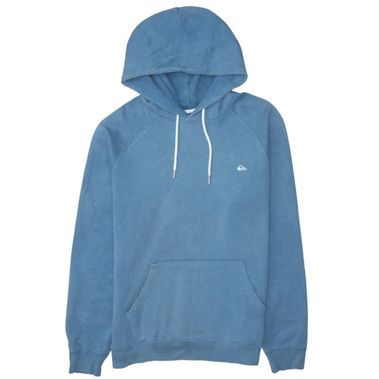 Mens UK Size S Quiksilver Blue Pullover Hoodie