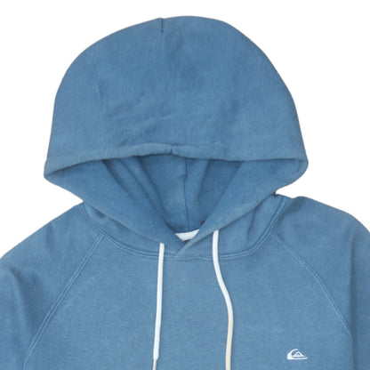 Mens UK Size S Quiksilver Blue Pullover Hoodie