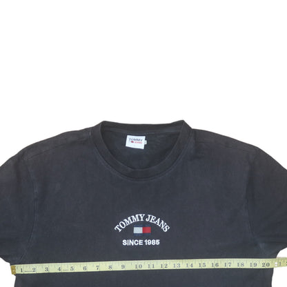 Mens UK Size L Tommy Jeans Black  T-Shirt