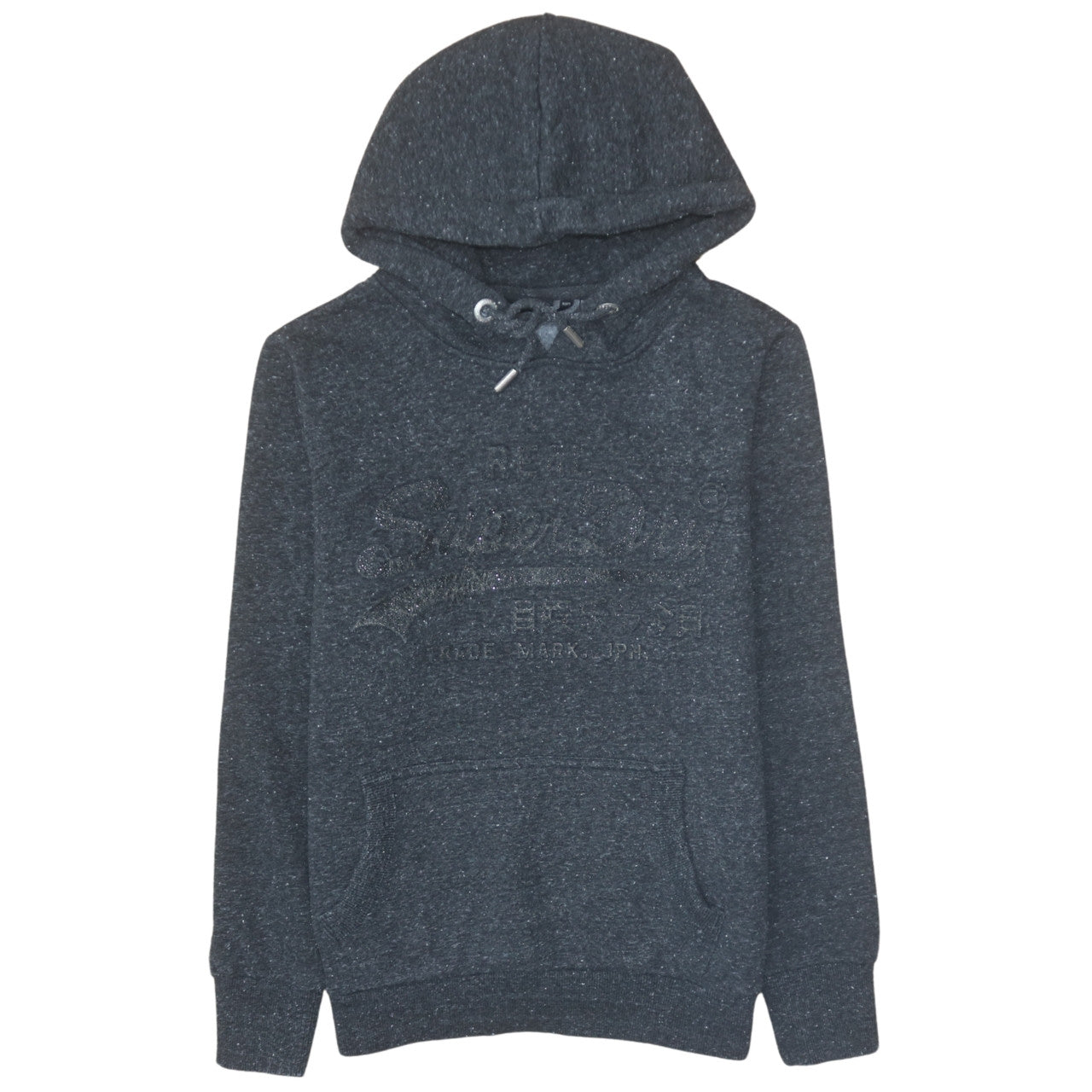 Womens UK Size 14 Superdry Black Pullover Hoodie