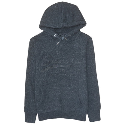 Womens UK Size 14 Superdry Black Pullover Hoodie