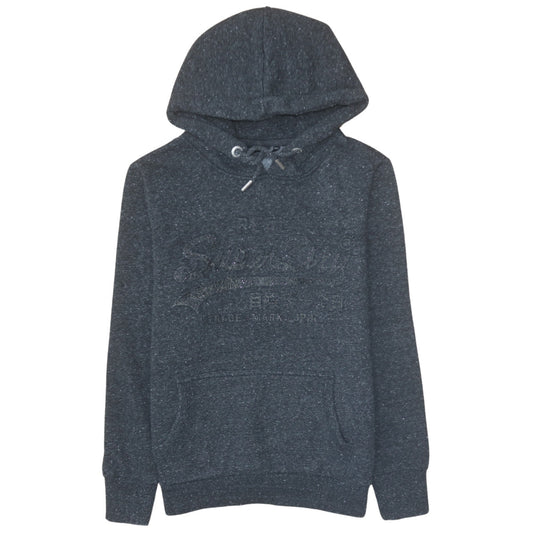 Womens UK Size 14 Superdry Black Pullover Hoodie