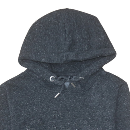 Womens UK Size 14 Superdry Black Pullover Hoodie