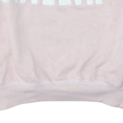 Womens UK Size L Disney Pink Pullover Sweatshirt