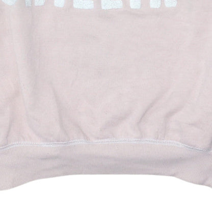 Womens UK Size L Disney Pink Pullover Sweatshirt