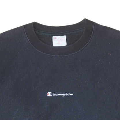 Mens UK Size S Champion Black Pullover Sweatshirt