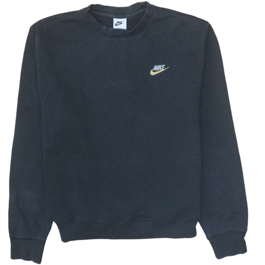 Womens UK Size S Nike Black Pullover Sweatshirt