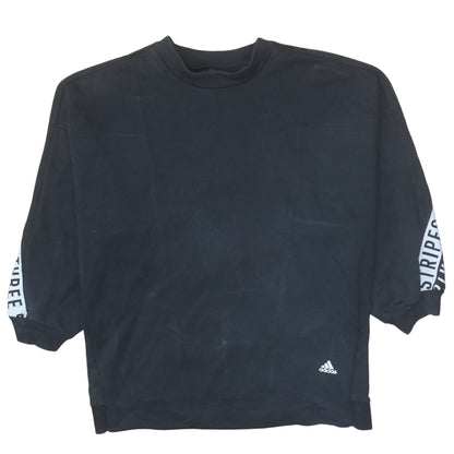 Womens UK Size XL adidas Black Pullover Sweatshirt